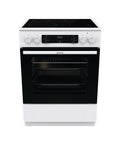 Gorenje GEC6C40WD G600 Cucina da accosto cm. 60, 4 zone elettriche, forno multifunzione, capacità 71 litri, bianco