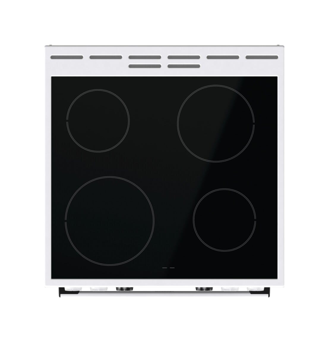 Gorenje GEC6C40WD G600 Cucina da accosto cm. 60, 4 zone elettriche, forno multifunzione, capacità 71 litri, bianco