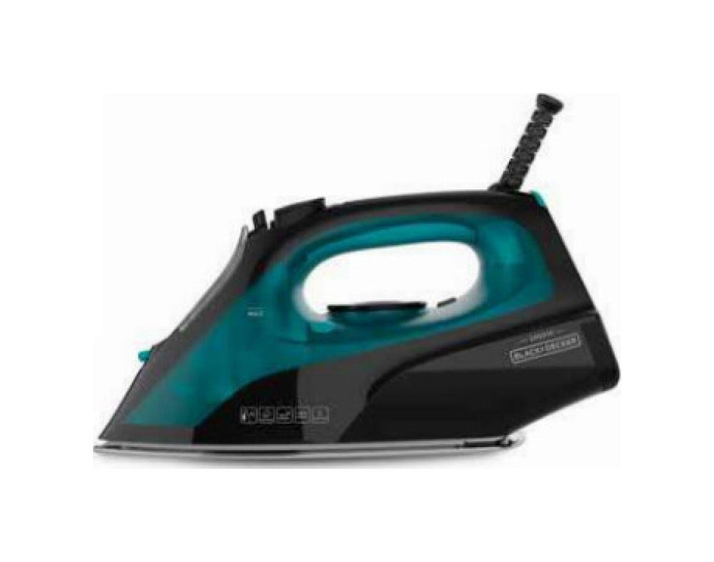 Black & Decker BXIR2403E Ferro da stiro a secco e a vapore con piastra in ceramica.