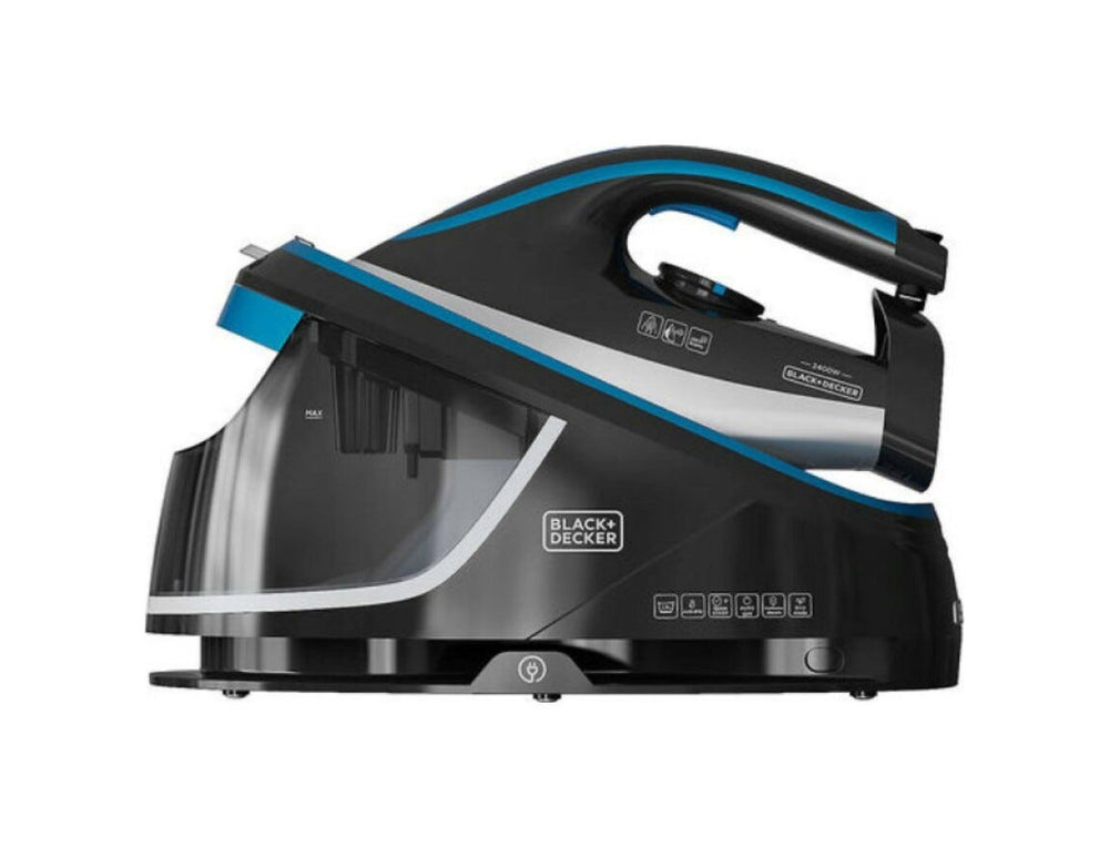 Black & Decker BXSS2401E Sistema stirante a caldaia con potenza 2400 W e serbatoio 1,5 L.