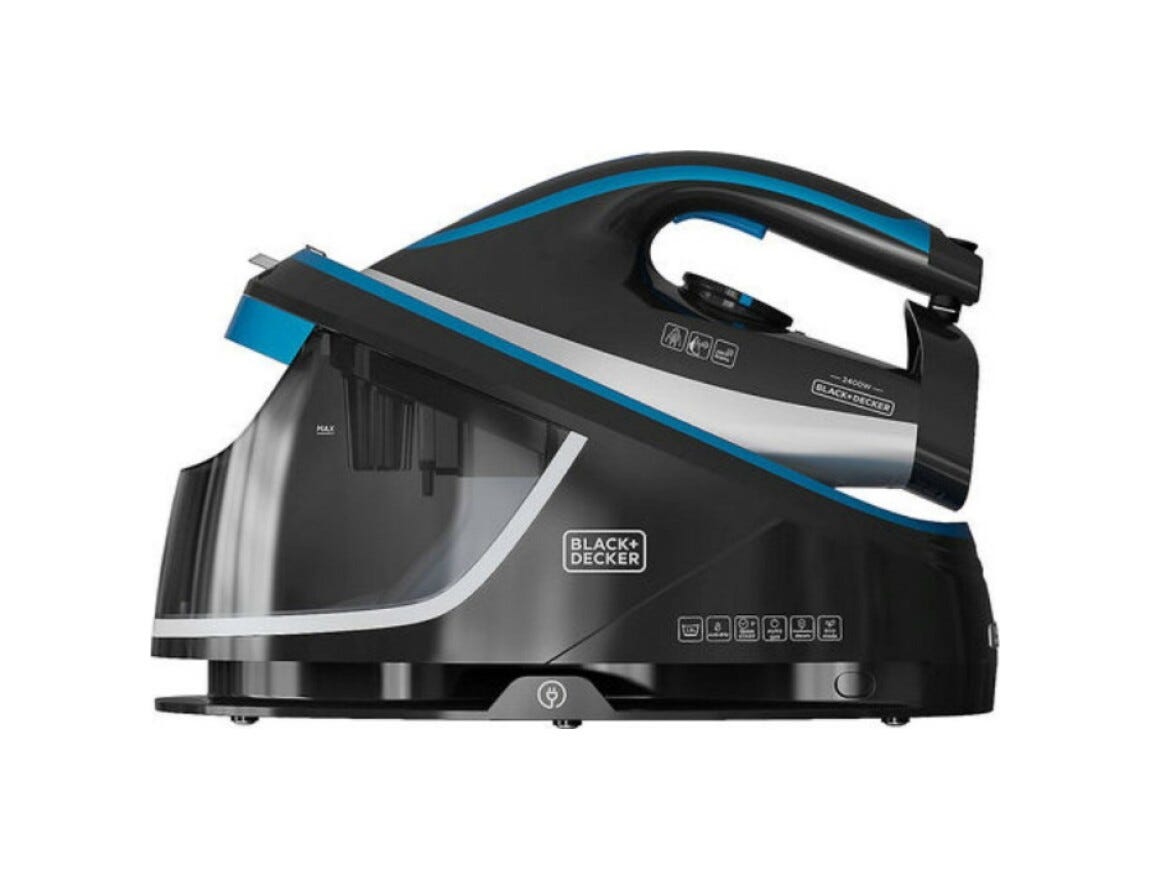 Black & Decker BXSS2401E Sistema stirante a caldaia con potenza 2400 W e serbatoio 1,5 L.