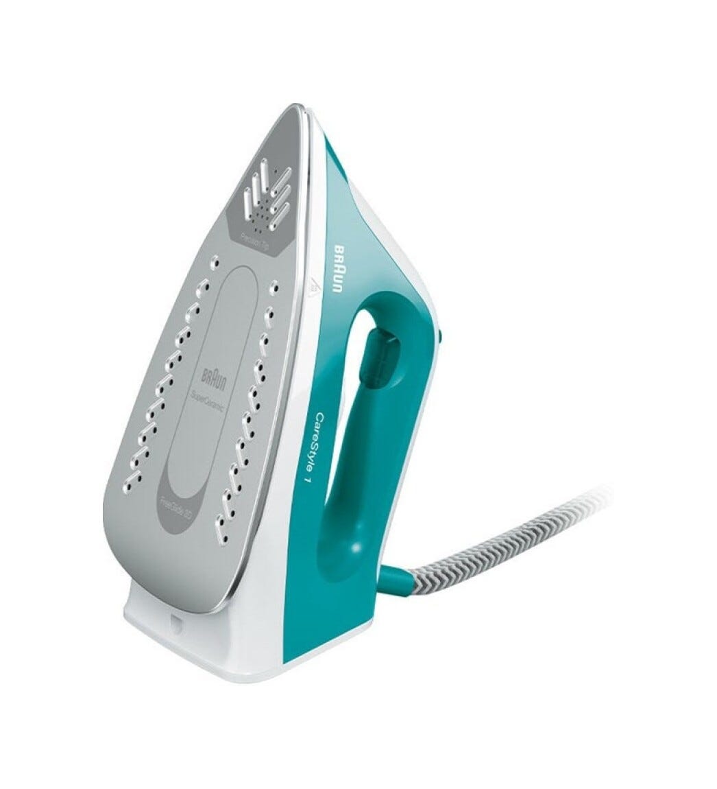 Braun IS 1013 GR Ferro da stiro a caldaia con potenza 2200 W e serbatoio 1.5L.