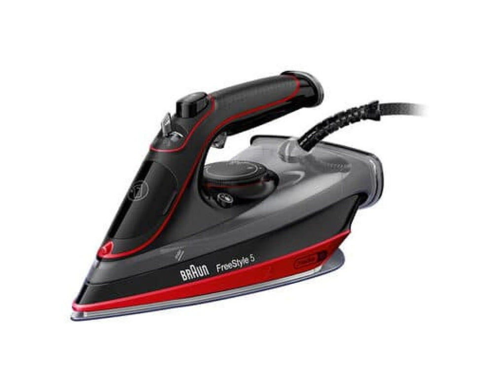 Braun SI5057RD Ferro a vapore con piastra SuperCeramic e tecnologia 3D.