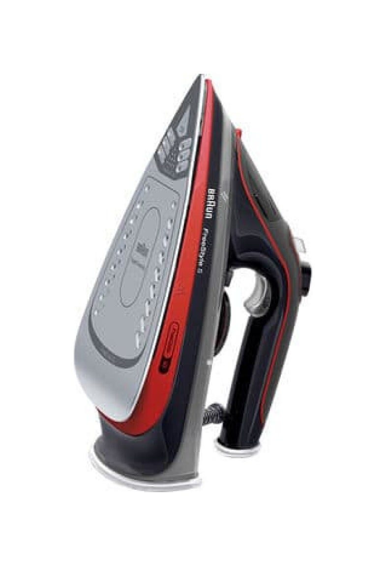 Braun SI5057RD Ferro a vapore con piastra SuperCeramic e tecnologia 3D.