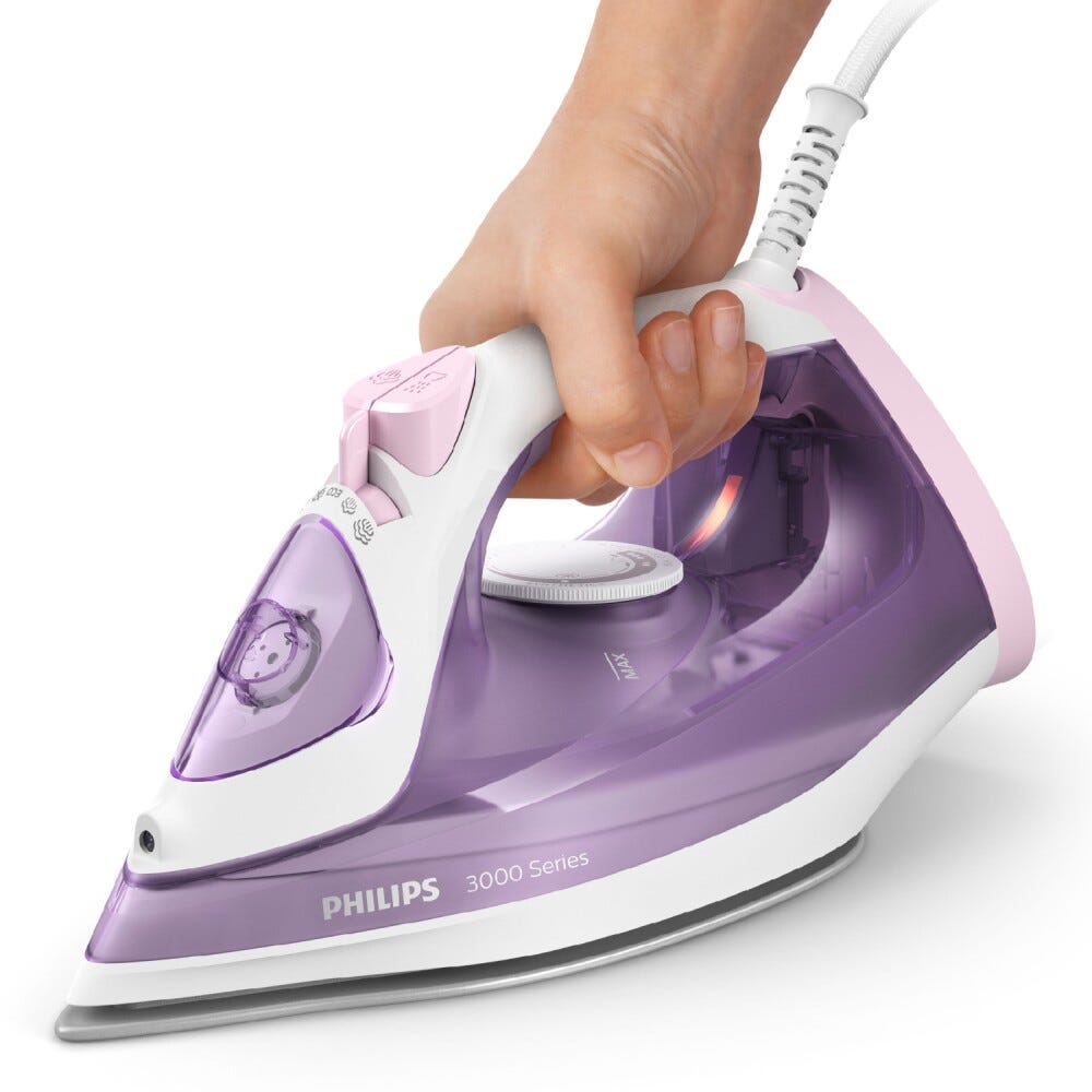 Philips DST3010/30 Ferro da stiro a vapore con colpo di vapore potente per eliminare le pieghe ostinate.