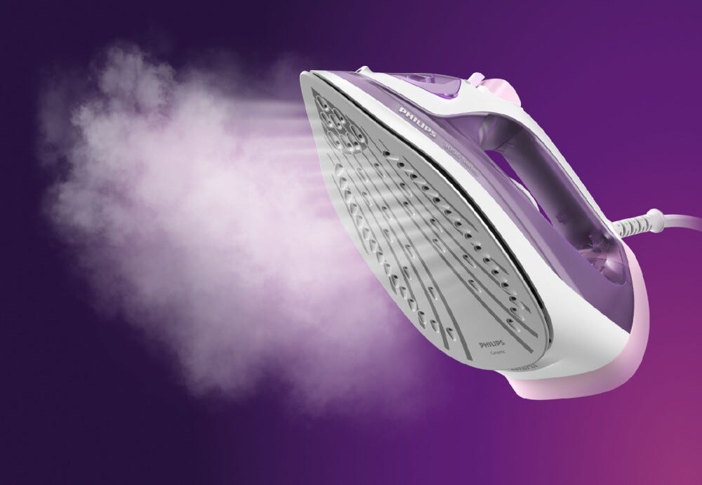 Philips DST3010/30 Ferro da stiro a vapore con colpo di vapore potente per eliminare le pieghe ostinate.