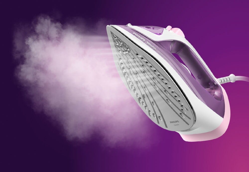 Philips DST3010/30 Ferro da stiro a vapore con colpo di vapore potente per eliminare le pieghe ostinate.