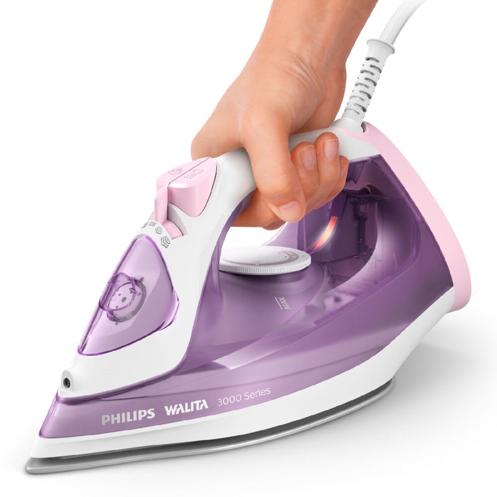 Philips DST3010/30 Ferro da stiro a vapore con colpo di vapore potente per eliminare le pieghe ostinate.