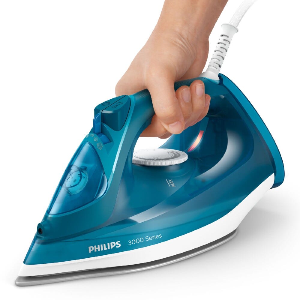 Philips DST3040/70 Ferro da stiro a vapore con potente colpo di vapore per eliminare le pieghe ostinate.