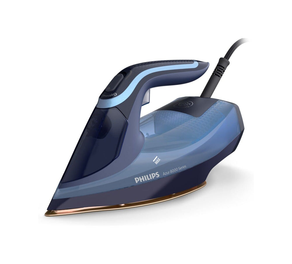 Philips DST8020/20 Ferro da stiro a vapore con tecnologia OptimalTEMP e piastra SteamGlide Elite per risultati perfetti.