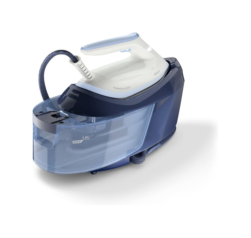 Philips PSG6026/20 Ferro da stiro generatore di vapore compatto e potente, con tecnologia OptimalTEMP per una stiratura veloce e sicura.