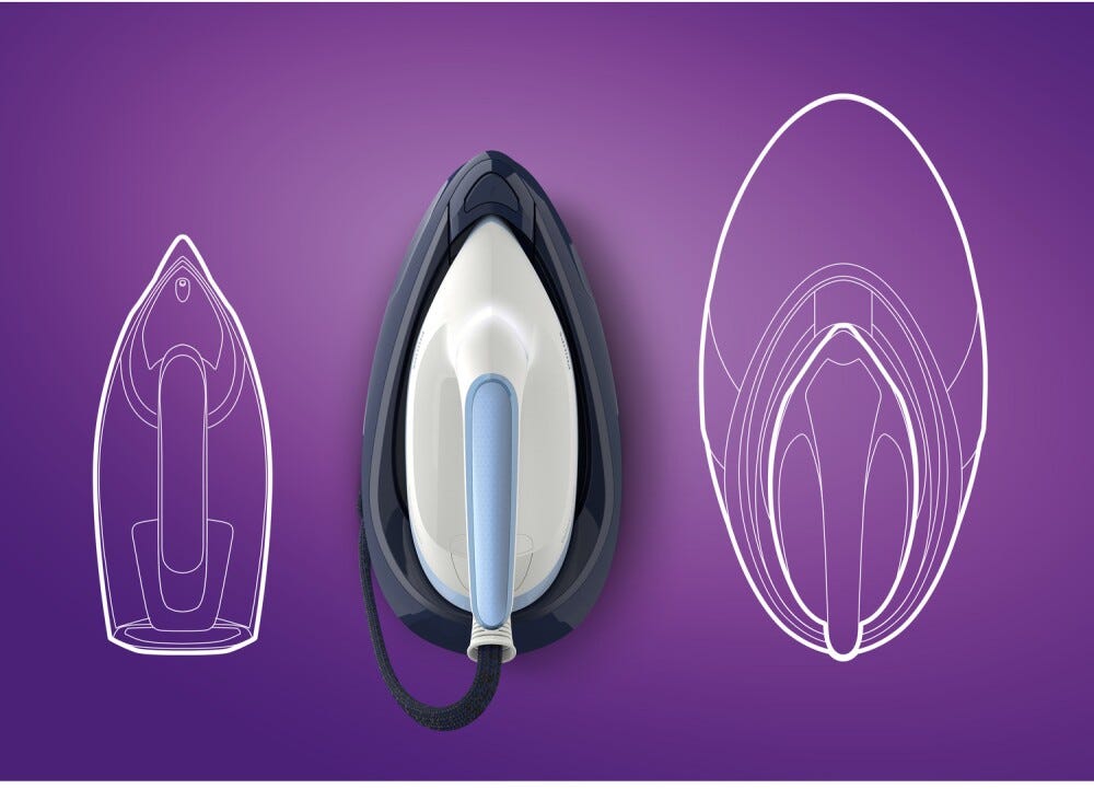 Philips PSG6026/20 Ferro da stiro generatore di vapore compatto e potente, con tecnologia OptimalTEMP per una stiratura veloce e sicura.