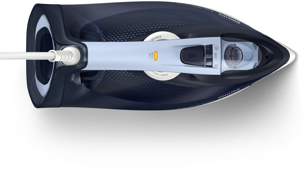 Philips DST7030/20 Ferro da stiro a vapore con colpo di vapore migliorato e piastra SteamGlide Plus per una scorrevolezza perfetta.