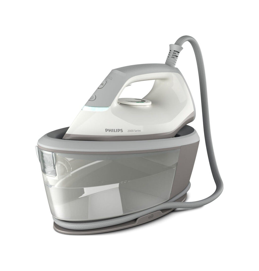 Philips PSG2000/80 Ferro da stiro generatore di vapore con piastra in ceramica e potenza di 2400W.