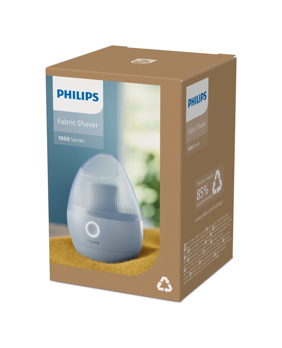 Philips GCA2100/20 Rimuove i pelucchi da tutti i tipi di tessuto in modo semplice e veloce.