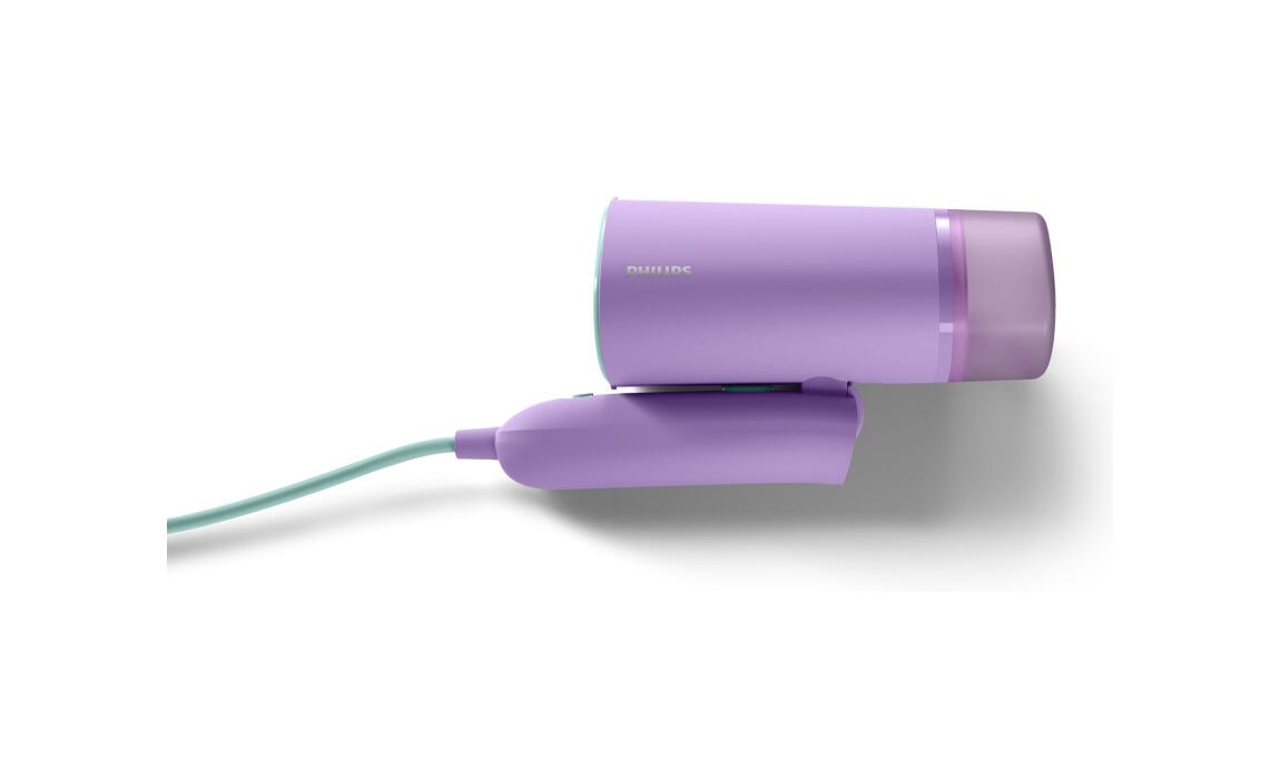 Philips STH3010/30 Ferro da stiro verticale a vapore portatile, compatto e pieghevole per uso domestico e in viaggio.