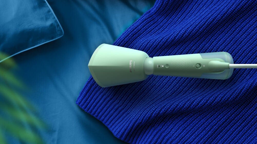 Philips STH5010/70 Stiratrice a vapore portatile, pronta in 0,5 minuti, 1400W, capacità 120ml.