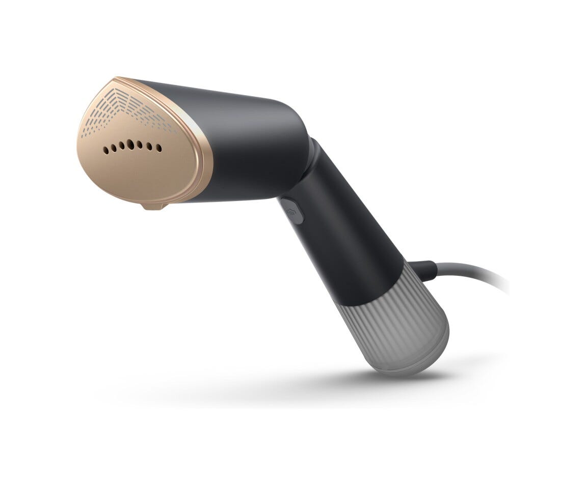 Philips STH5030/80 Ferro da stiro verticale a vapore portatile, pronto all'uso in pochi secondi, elimina fino al 99,9% di batteri e acari.