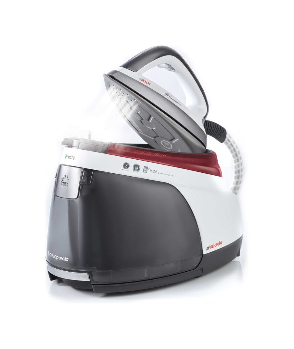 polti XM82C Ferro da stiro a caldaia con 4 programmi preimpostati e funzione Universal per stirare qualsiasi tessuto alla perfezione.