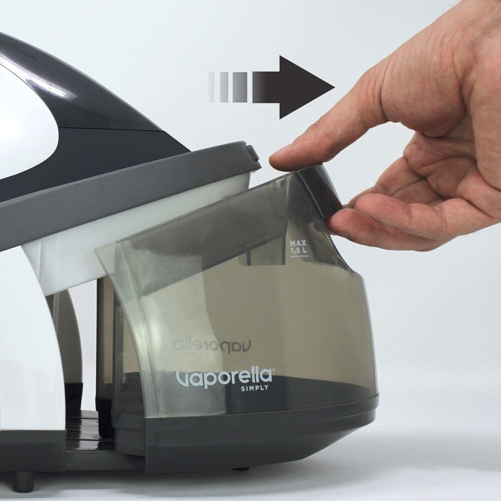 polti VS10.12 Ferro generatore di vapore ad autonomia illimitata con serbatoio separato da 1,5 L per stiratura rapida e semplice.