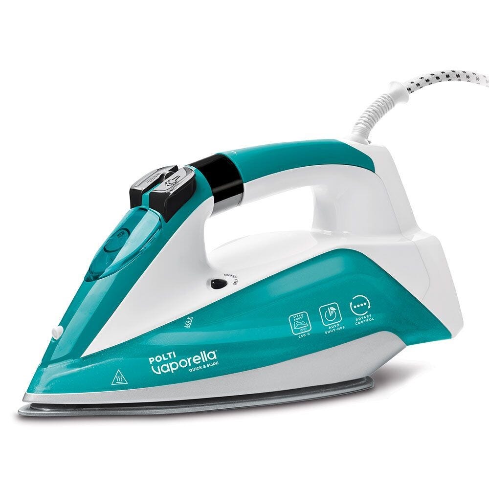 polti QS210 Ferro da stiro a vapore con tecnologia avanzata e design innovativo per una stiratura facile e veloce.