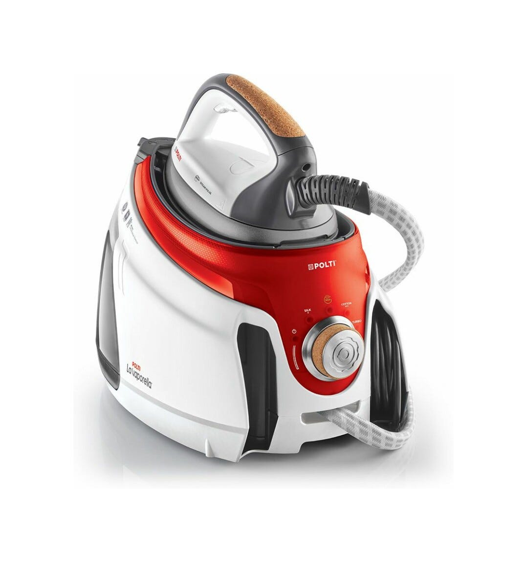 polti XM84C Ferro da stiro con caldaia ad alta pressione, 2350 W, 1,5 L, autonomia illimitata e 4 programmi di stiratura.