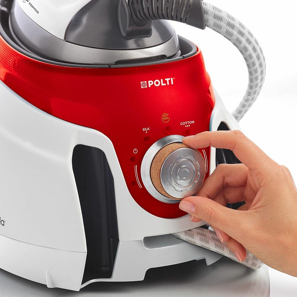 polti XM84C Ferro da stiro con caldaia ad alta pressione, 2350 W, 1,5 L, autonomia illimitata e 4 programmi di stiratura.