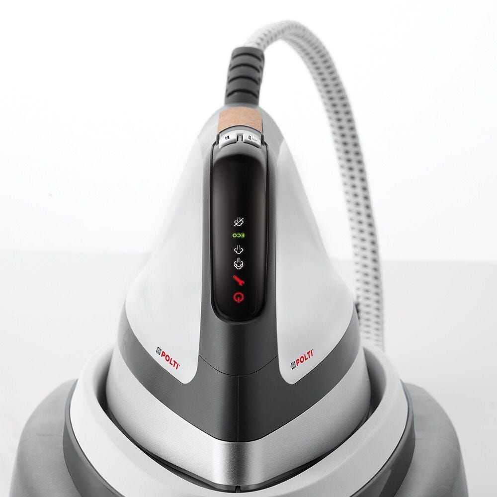 polti VI50.30 Ferro da stiro con tecnologia Instant Steam e piastra antiaderente per una stiratura efficiente e senza sforzo.