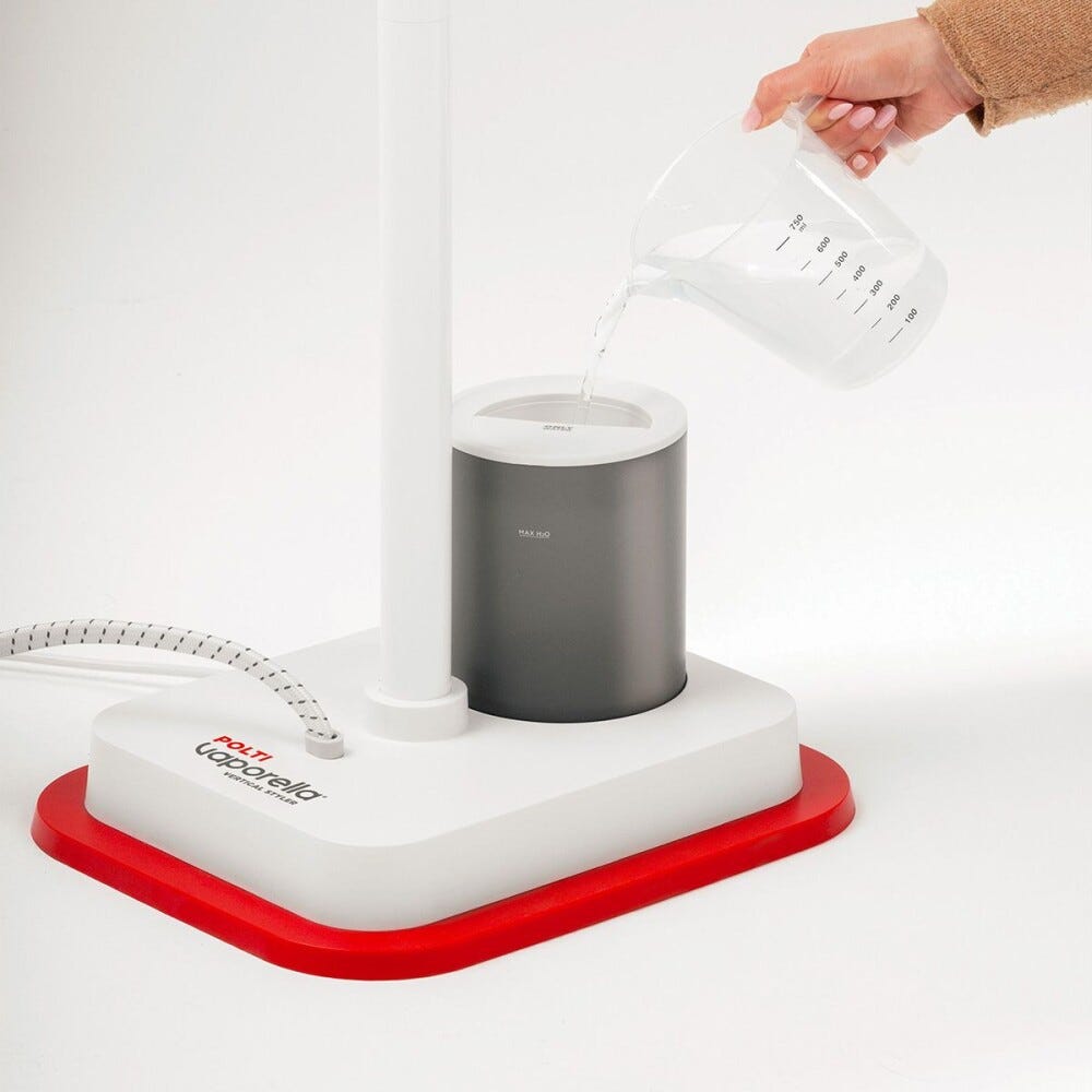 polti GSF80R Stiratrice verticale da terra, pronta in 30 secondi, ideale per rinfrescare tessuti e eliminare pieghe.