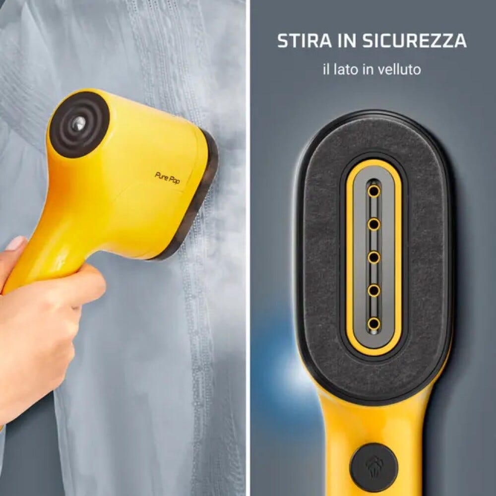 Rowenta DR2026 Stiratore verticale a vapore portatile, compatto e intuitivo, per eliminare le pieghe dai tessuti.