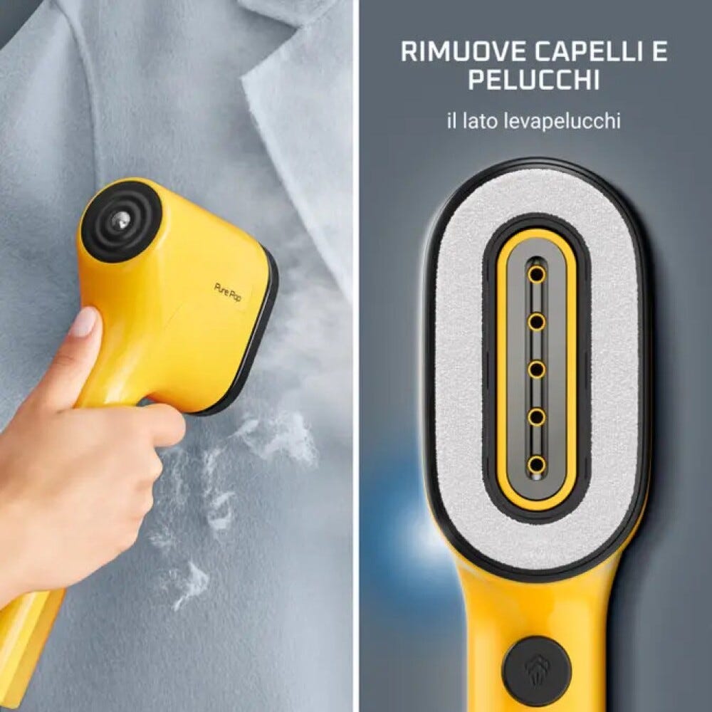 Rowenta DR2026 Stiratore verticale a vapore portatile, compatto e intuitivo, per eliminare le pieghe dai tessuti.