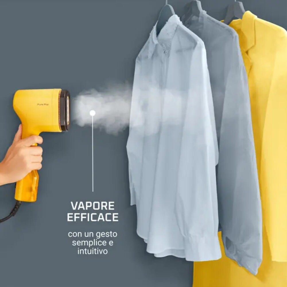 Rowenta DR2026 Stiratore verticale a vapore portatile, compatto e intuitivo, per eliminare le pieghe dai tessuti.