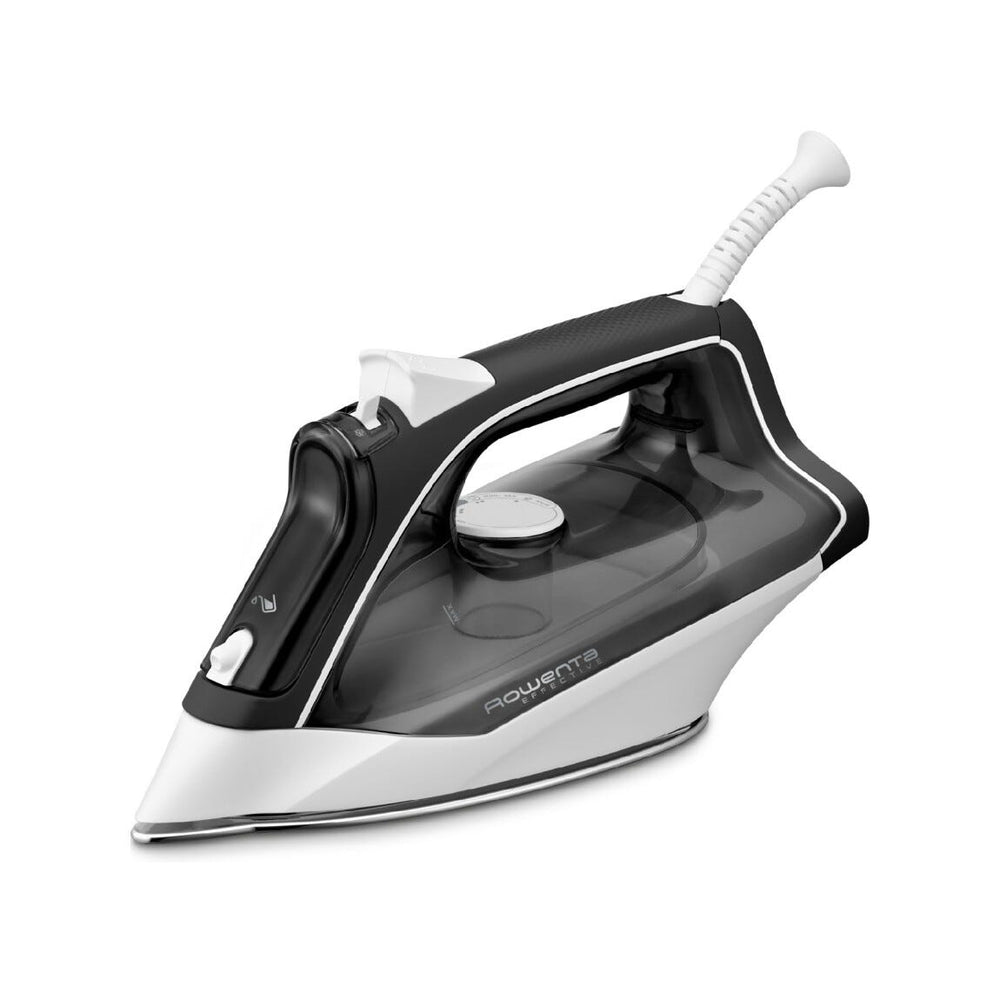Rowenta DX1530 Ferro a vapore con funzione Autosteam e piastra in acciaio inox antigraffio per una stiratura efficiente e precisa.