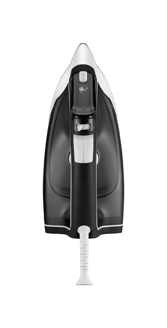 Rowenta DX1530 Ferro a vapore con funzione Autosteam e piastra in acciaio inox antigraffio per una stiratura efficiente e precisa.