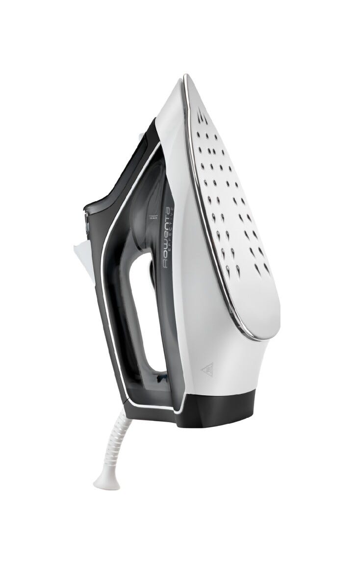 Rowenta DX1530 Ferro a vapore con funzione Autosteam e piastra in acciaio inox antigraffio per una stiratura efficiente e precisa.