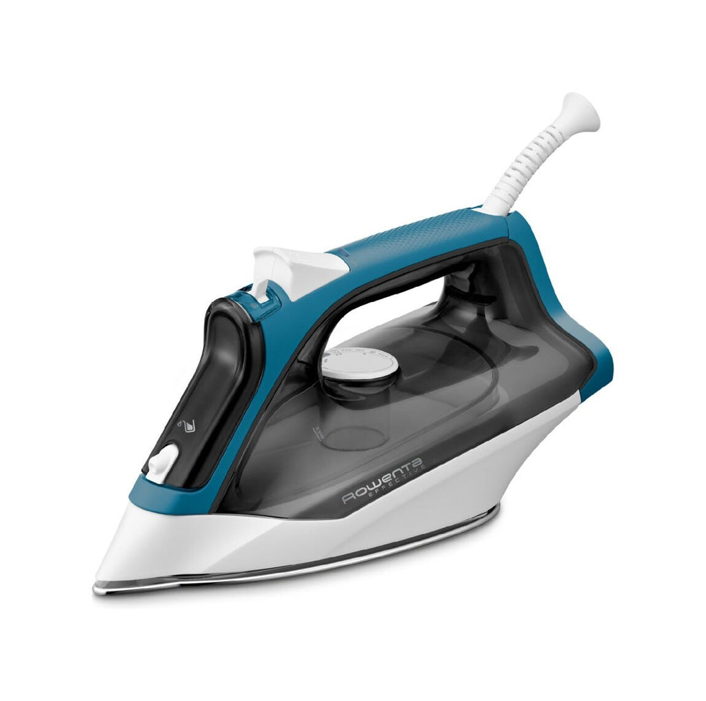 Rowenta DX1550 EFFECTIVE Ferro da stiro a vapore con potente getto di vapore e piastra in acciaio inox.