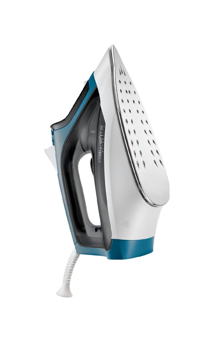 Rowenta DX1550 EFFECTIVE Ferro da stiro a vapore con potente getto di vapore e piastra in acciaio inox.