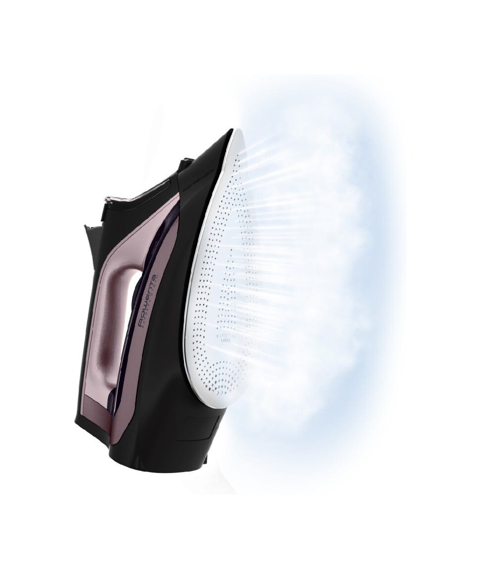 Rowenta DW4345 Ferro da stiro a vapore con potenza di 2600W e tecnologia Microsteam per una stiratura efficiente.