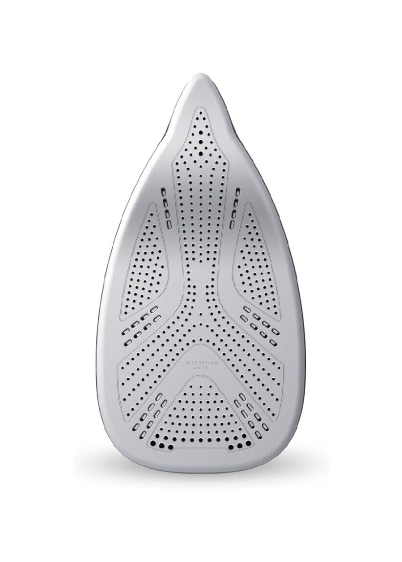 Rowenta DW5310 Ferro a vapore con piastra Microsteam 400 HD Laser per stiratura rapida e impeccabile.
