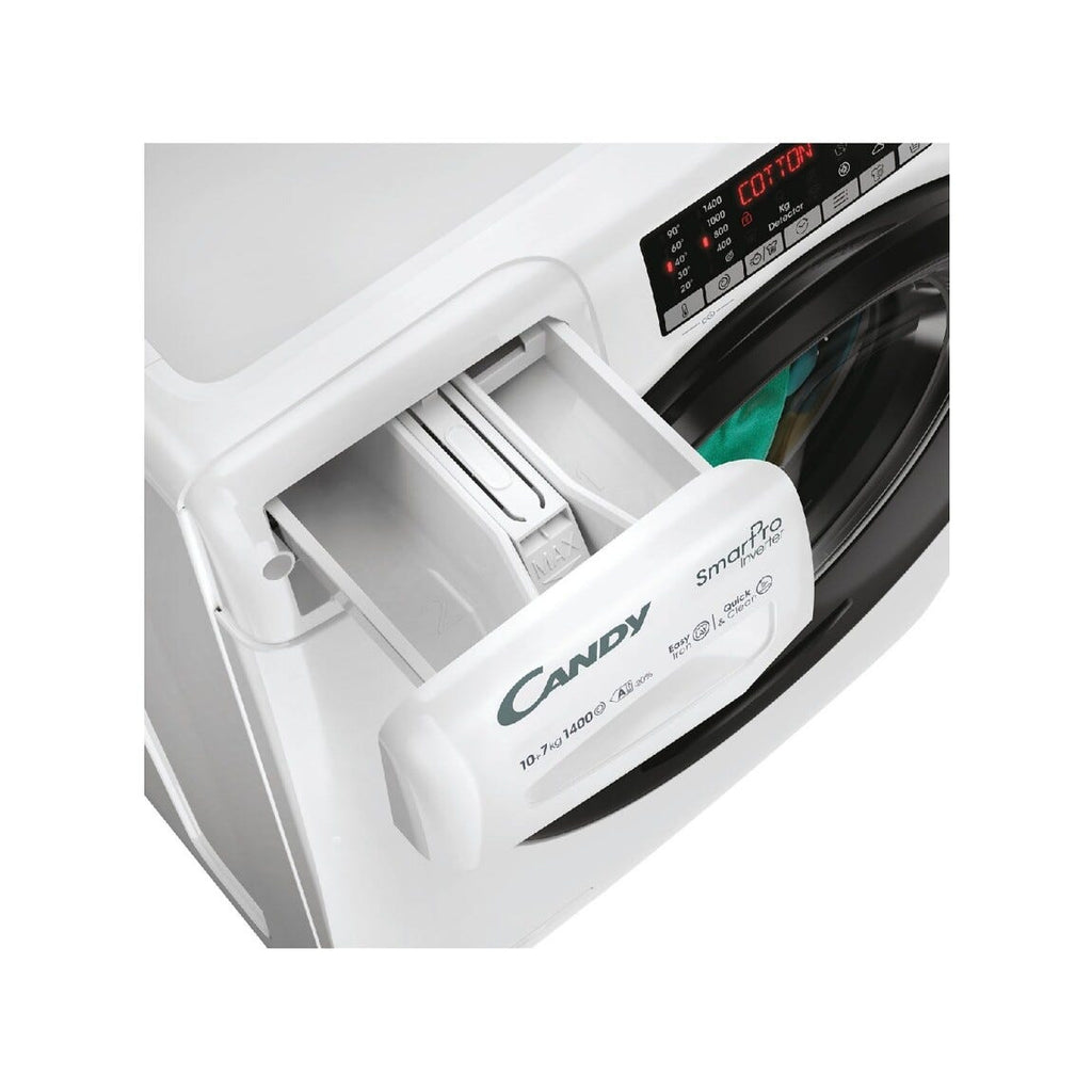 Candy CSOW41076TWMB8-S Smart Pro Inverter Lavasciuga lavaggio, 7 kg asciugatura 10 kg, 1400 rpm