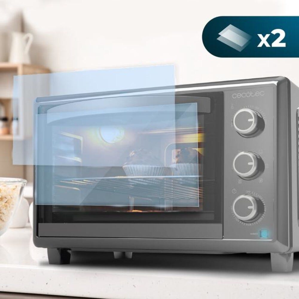 cecotec 03818 Forno elettrico da 26L con funzione cottura pizza e 6 programmi automatici.