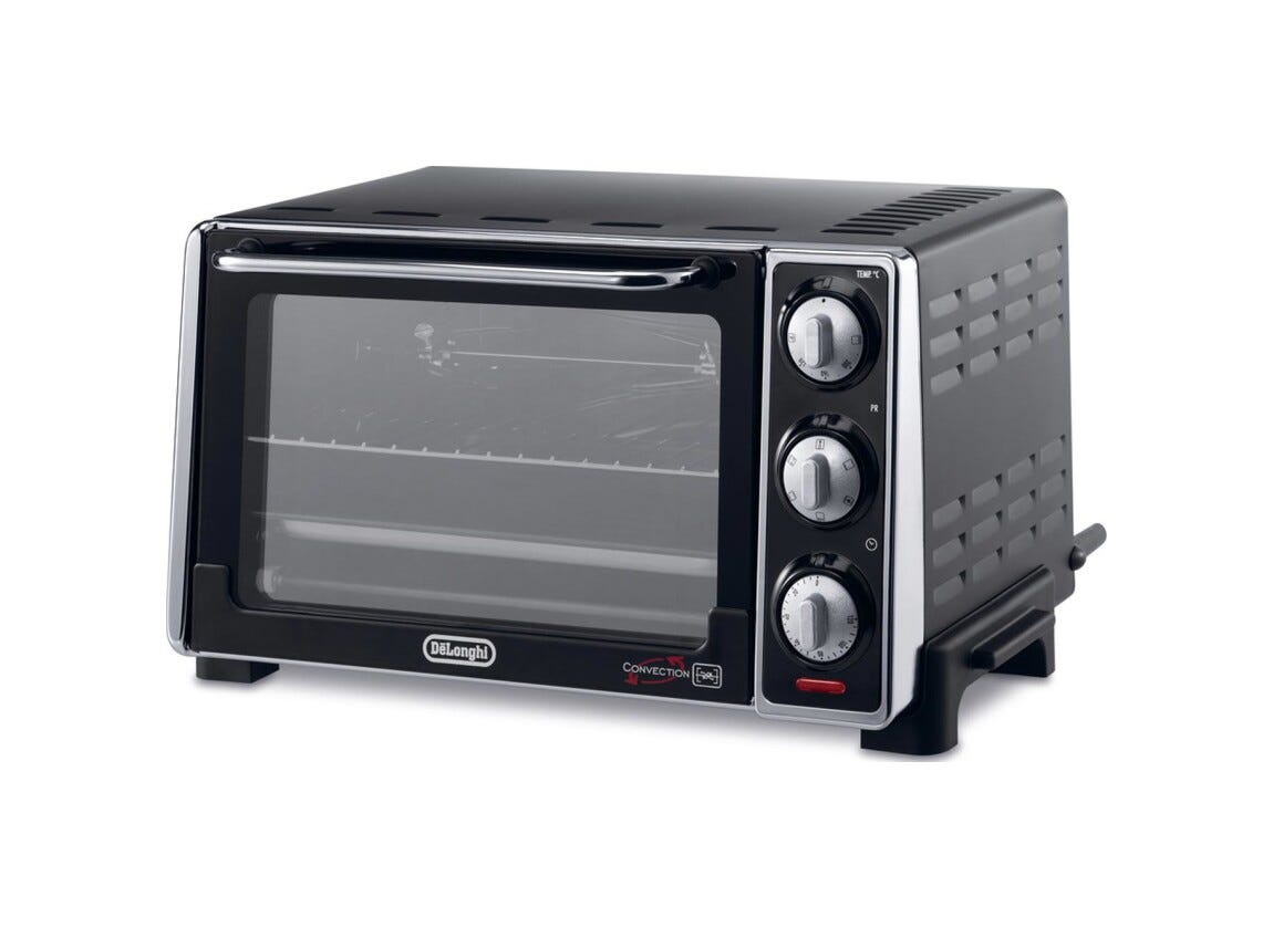 De Longhi EO 20792 Forno elettrico multifunzione con 7 funzioni di cottura e capacità di 20 litri.