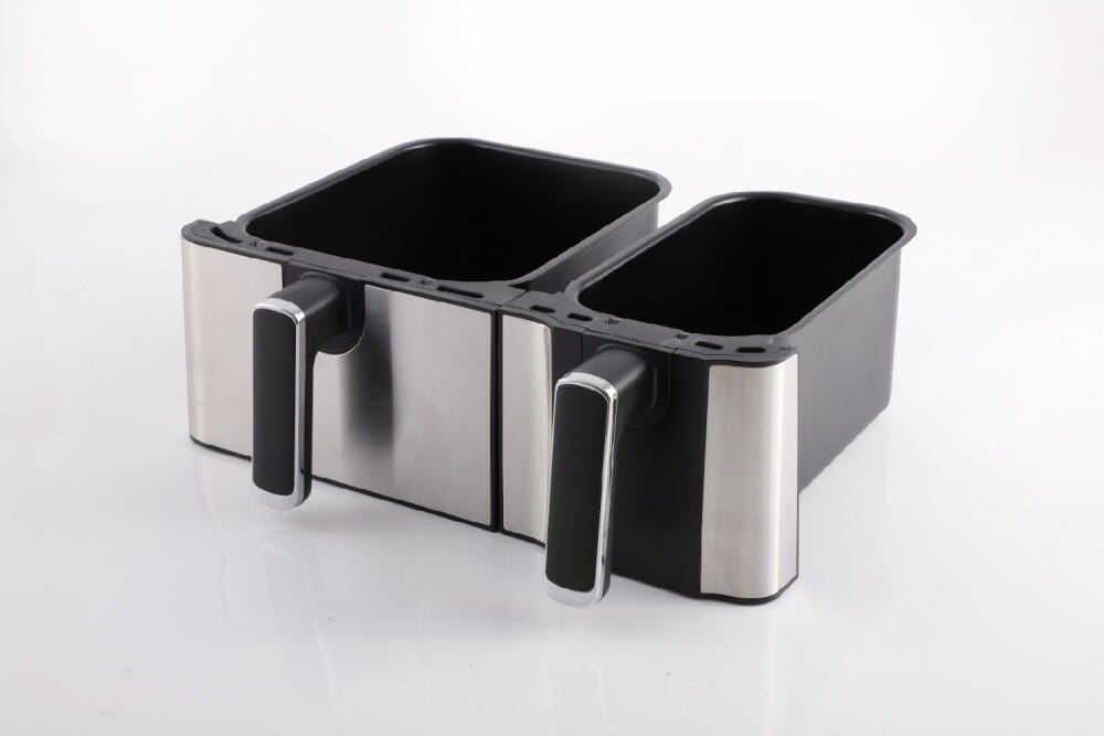 Ardes ARFRYA03D Friggitrice ad aria Eldorada Dual con doppio cestello, capacità 9L, 8 programmi preimpostati e tecnologia Rapid Air.
