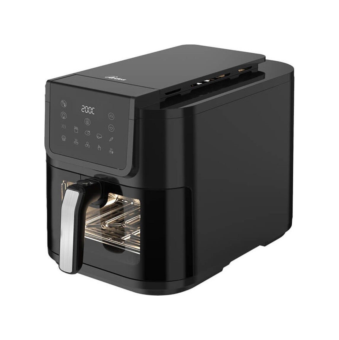 Ardes ARFRYA08LV Friggitrice ad aria calda con display touch e 10 programmi preimpostati, capacità 8L e potenza 1700W.