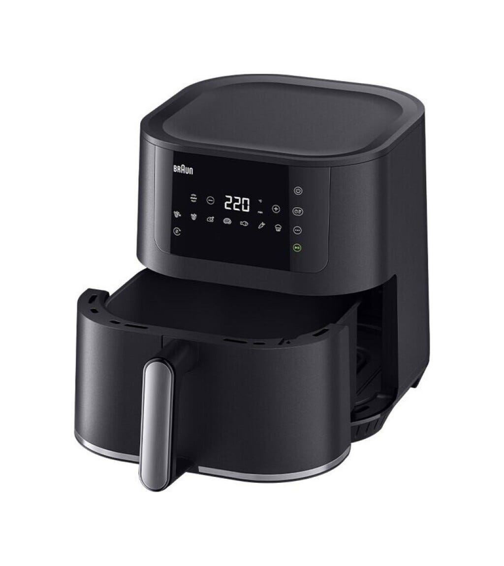 Braun HF5030 Friggitrice ad aria calda con tecnologia RealAir per piatti salutari e gustosi.
