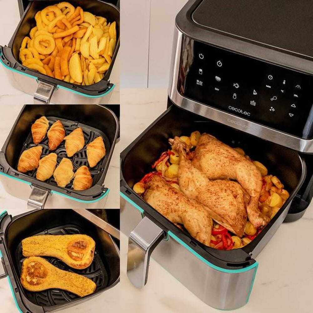 cecotec CECOFRY SUPREME 8000 Friggitrice ad aria con capacità di 8L e tecnologia touch per una cucina sana e versatile.