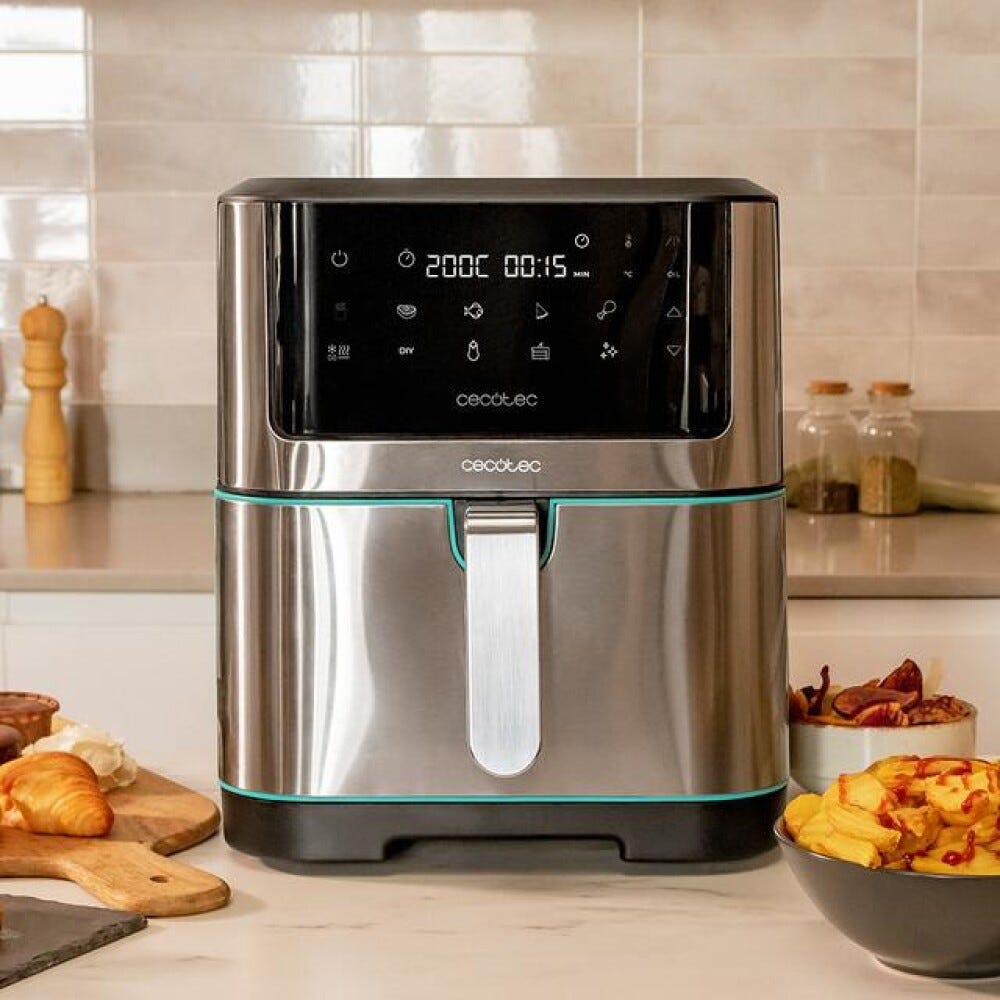cecotec CECOFRY SUPREME 8000 Friggitrice ad aria con capacità di 8L e tecnologia touch per una cucina sana e versatile.