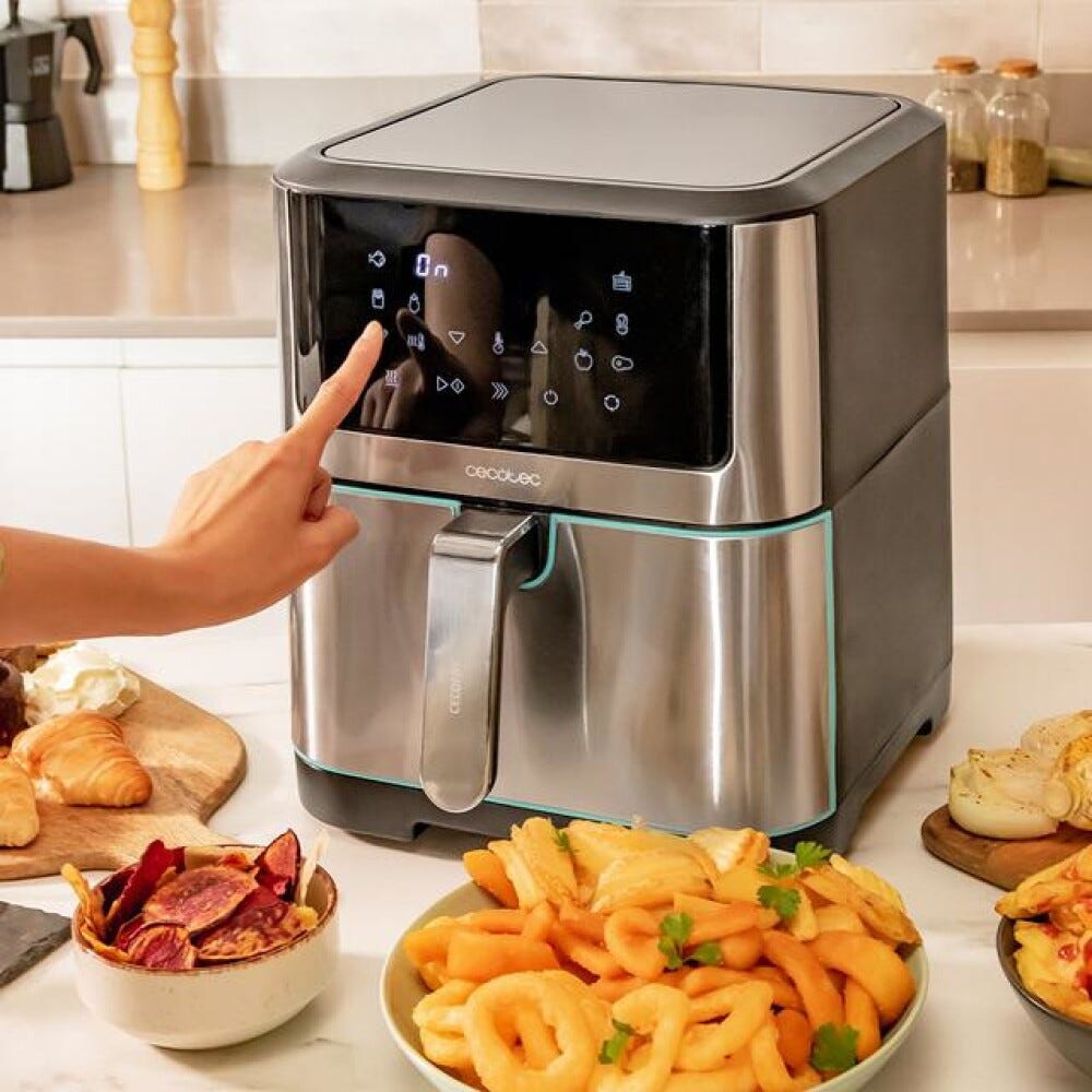 cecotec CECOFRY SUPREME 8000 Friggitrice ad aria con capacità di 8L e tecnologia touch per una cucina sana e versatile.