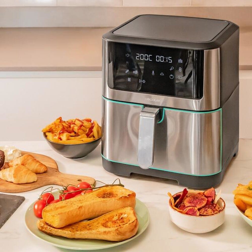 cecotec CECOFRY SUPREME 8000 Friggitrice ad aria con capacità di 8L e tecnologia touch per una cucina sana e versatile.