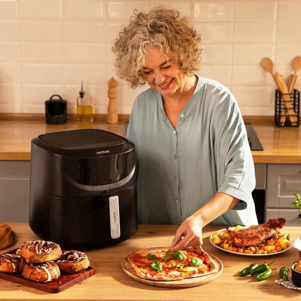 cecotec CECOFRY ABSOLUTE 7600 Friggitrice ad aria digitale da 7,6 L, 2000 W, 8 programmi di cottura.